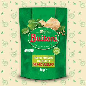 PESTO FRESCO DELICATO SENZ’AGLIO – 80G